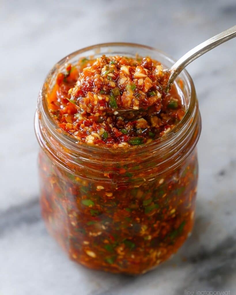 Easy Ginger, Scallion Chili Oil Recipe