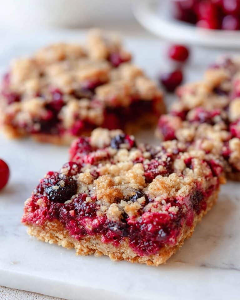 Oatmeal Cranberry Bars Recipe