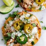 Cool Ranch Chicken Tostadas Recipe