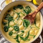 Vegan Spinach Artichoke Gnocchi Soup Recipe