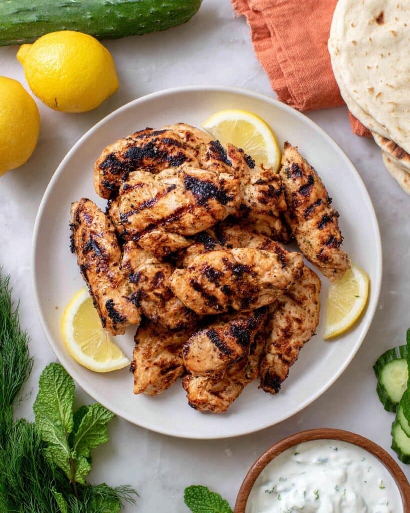 Greek Yogurt Marinated Grilled Chicken Thighs Recipe