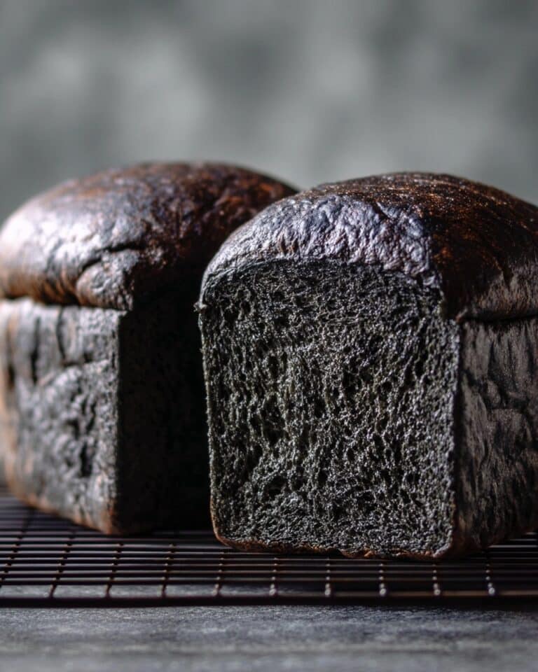 Yudane Charcoal Bread Recipe