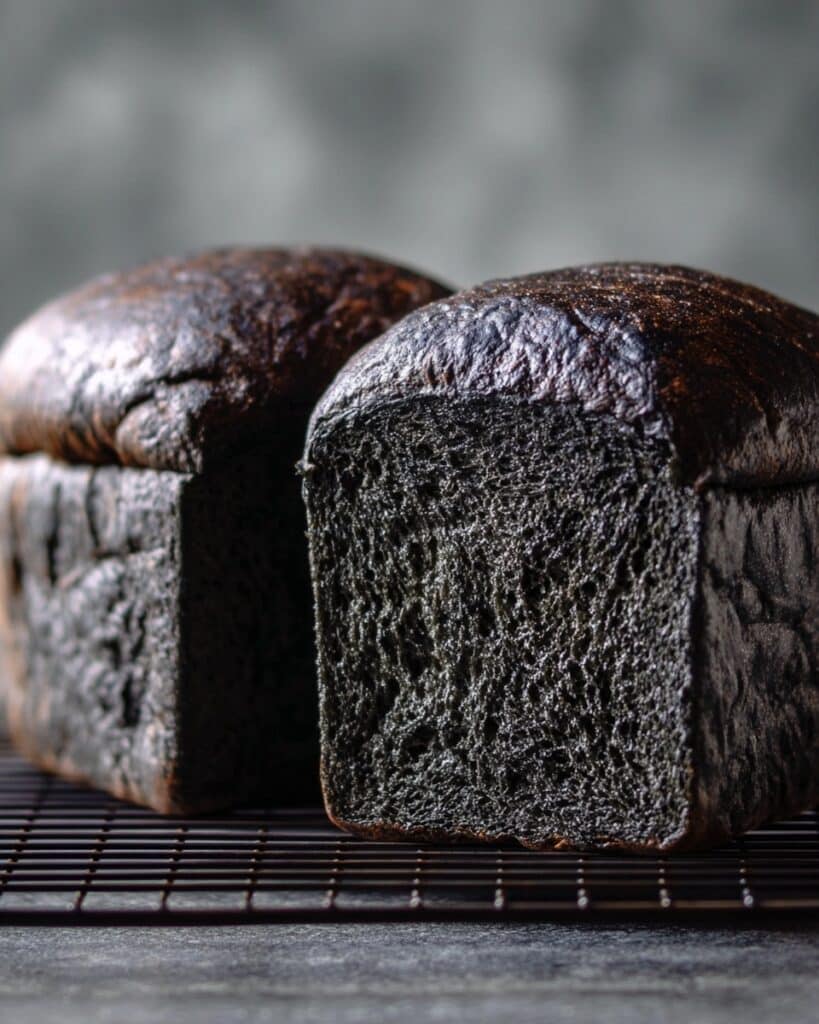 Yudane Charcoal Bread Recipe