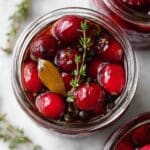 Pickled Cherries with Thyme and Spiced Vinegar Recipe