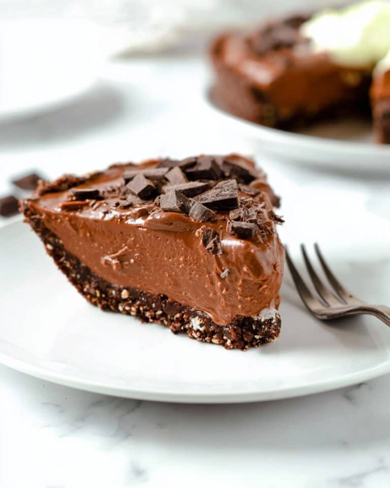 Chocolate Avocado Pie (Egg-Free, Dairy-Free) Recipe
