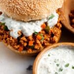 Homemade Buffalo Chicken Sloppy Joes Recipe