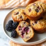 Banana Blackberry Muffins Recipe