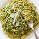 Arugula Pasta with Sun-Dried Tomatoes and Cashew Pesto Recipe