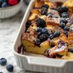 Vegan Blueberry French Toast Casserole Recipe