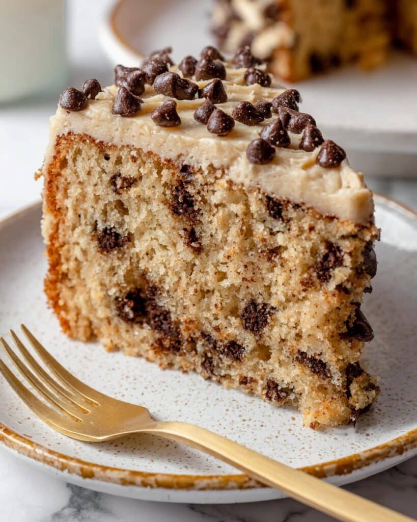 Peanut Butter Pound Cake with Chocolate Chips Recipe