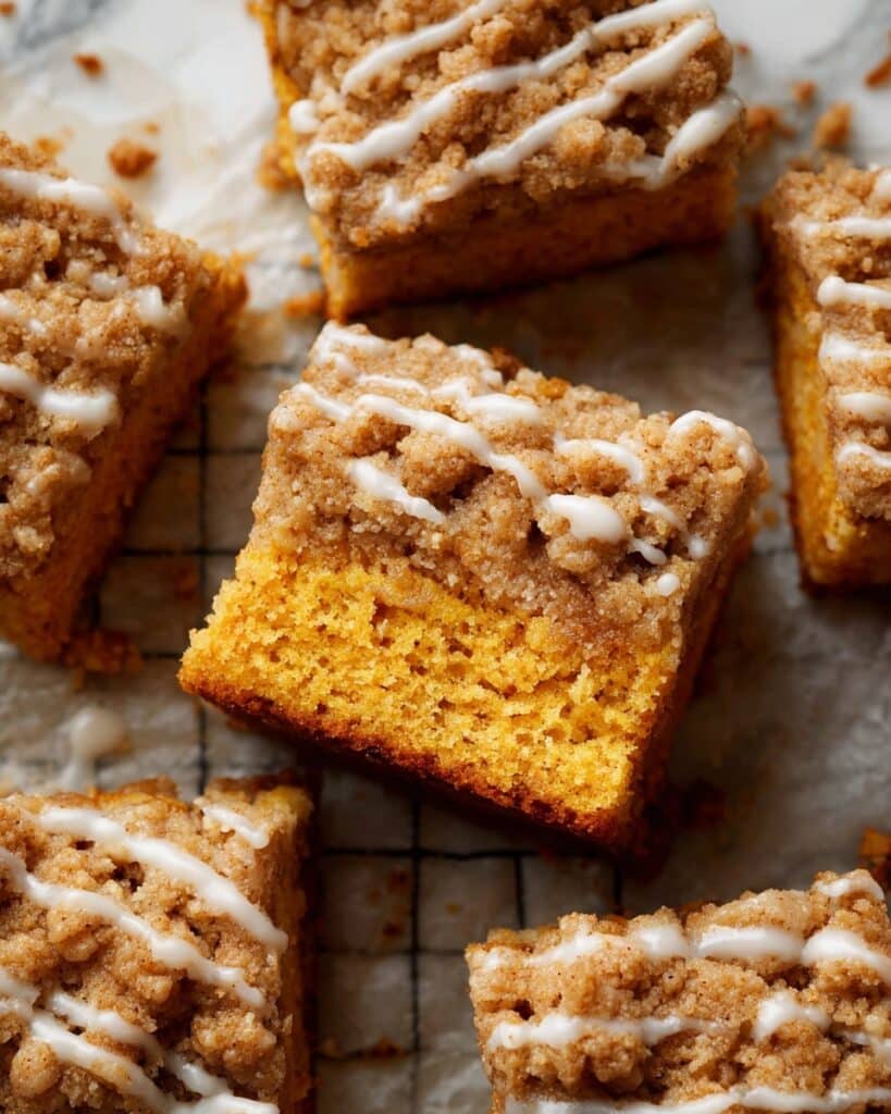 Cinnamon Streusel Pumpkin Coffee Cake Recipe