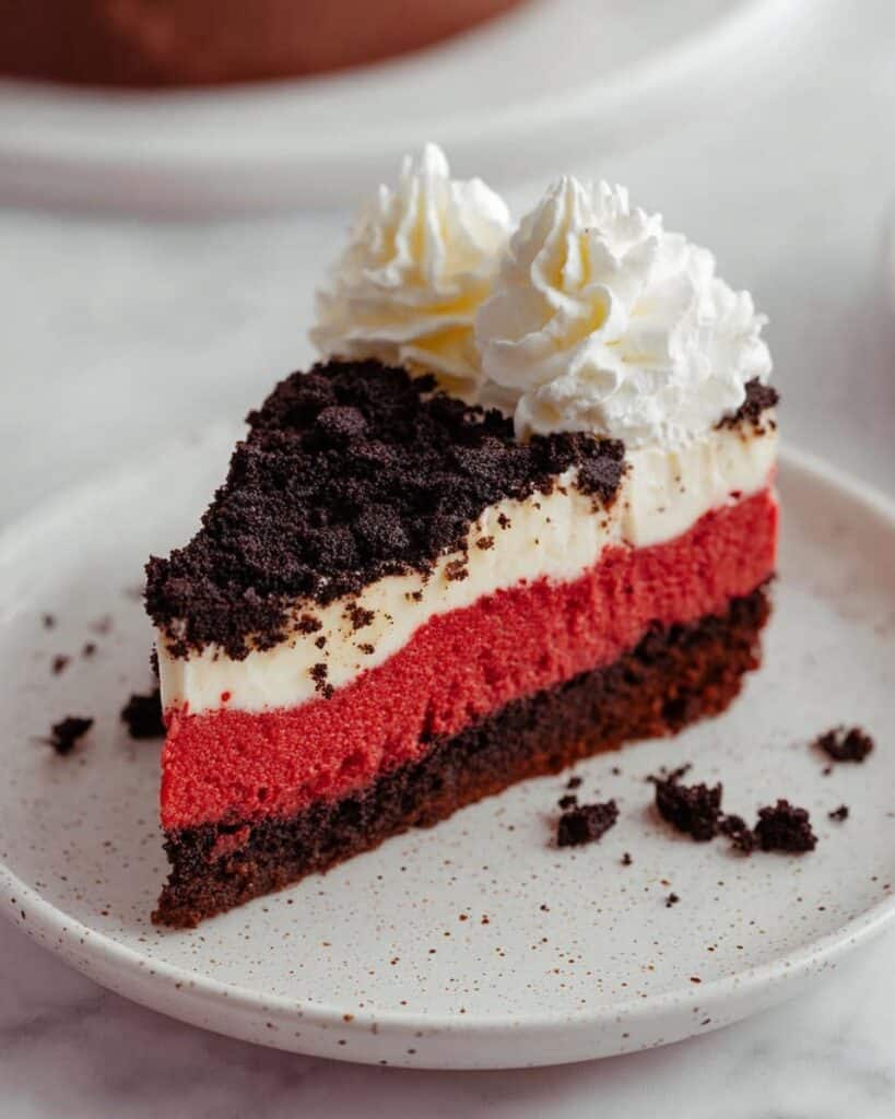 Red Velvet Oreo No-Bake Cheesecake Recipe