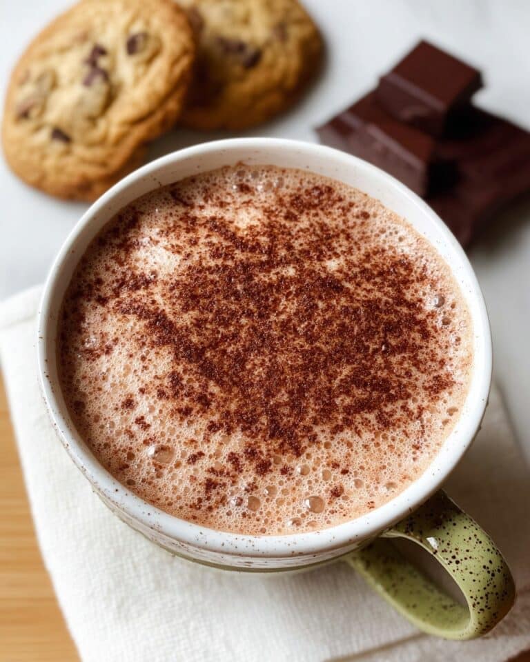 Chocolate Peppermint Tea Latte Recipe