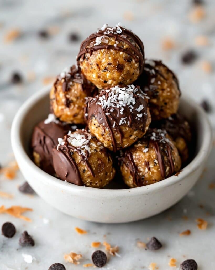 Samoa Cookie Protein Balls Recipe