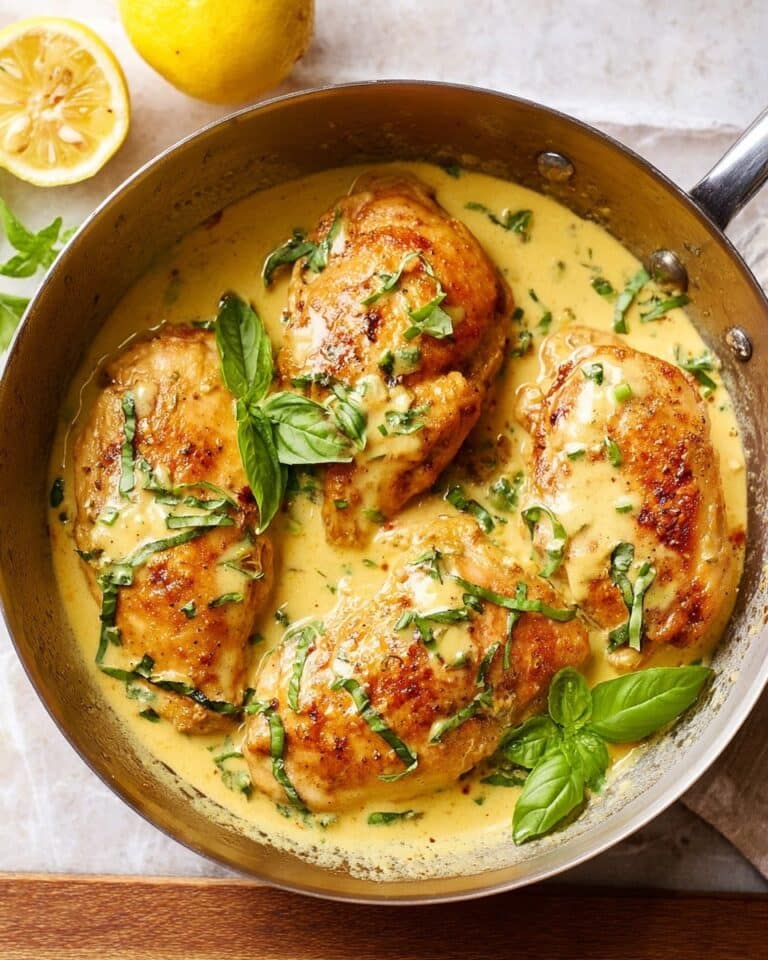Lemon Basil Chicken Recipe