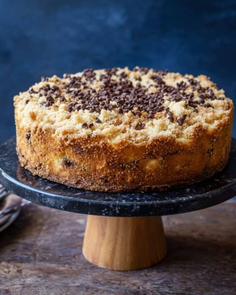 Chocolate Chip Ricotta Crumb Cake Recipe