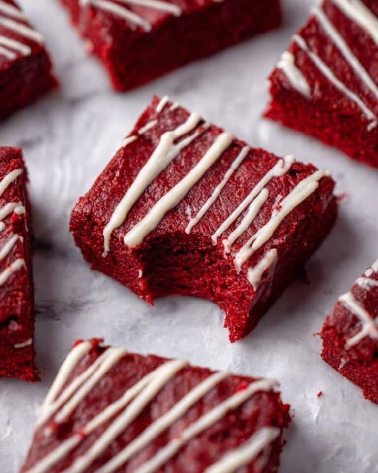 The Best Fudgy Red Velvet Brownies Recipe