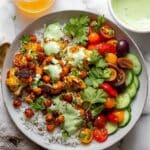 Cauliflower Shawarma Bowls with Green Tahini Sauce Recipe