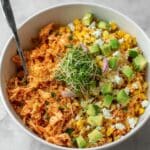 Healthy Buffalo Quinoa Chicken Salad Recipe