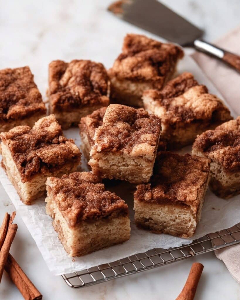 Homemade Snickerdoodle Cheesecake Bars Recipe