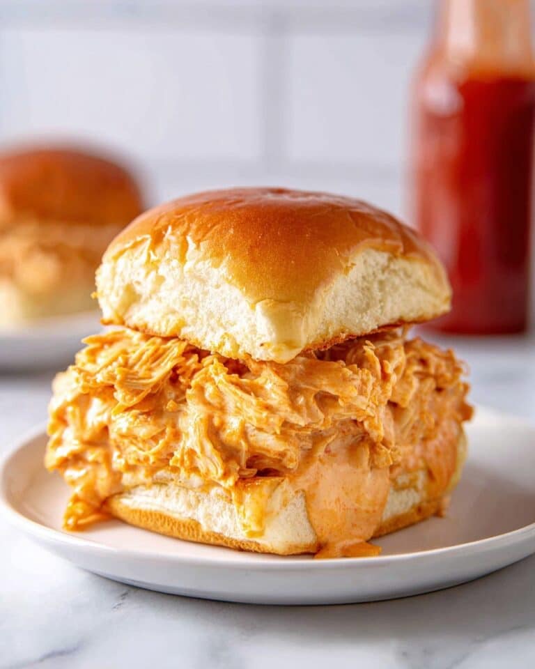 Easy Buffalo Chicken Sliders Recipe