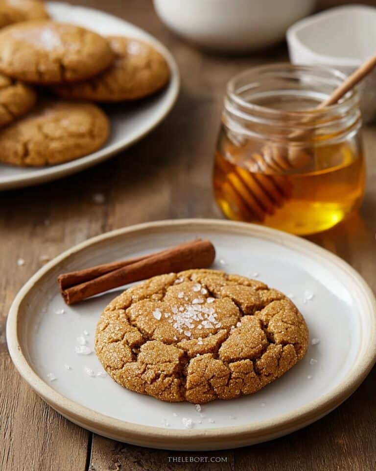 Salted Honey Cinnamon Cookies Recipe
