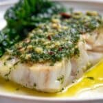 Pan-Roasted Swordfish with Garlic Herb Butter Recipe