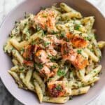 Salmon Pesto Pasta Recipe