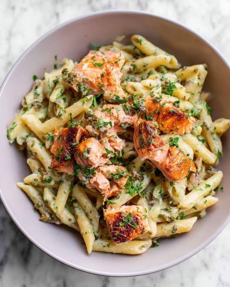Salmon Pesto Pasta Recipe