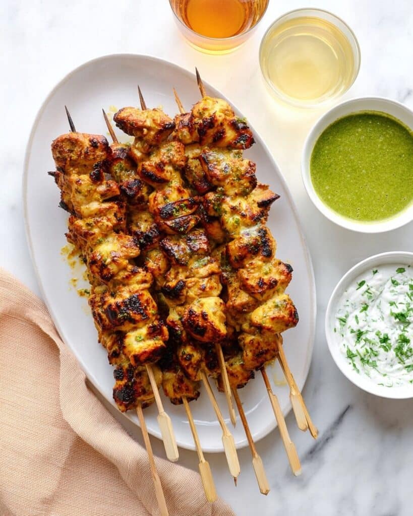 Yogurt Marinated Chicken with Harissa and Garlic Recipe