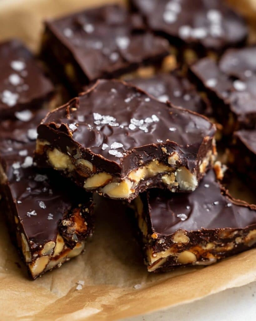 Viral Chocolate Date Bark – 4 Ingredients Recipe