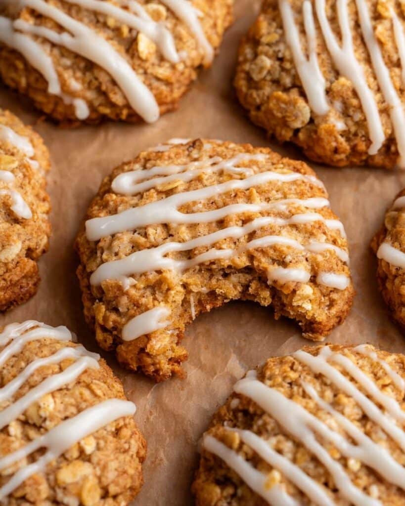 Cinnamon Roll Breakfast Cookies Recipe