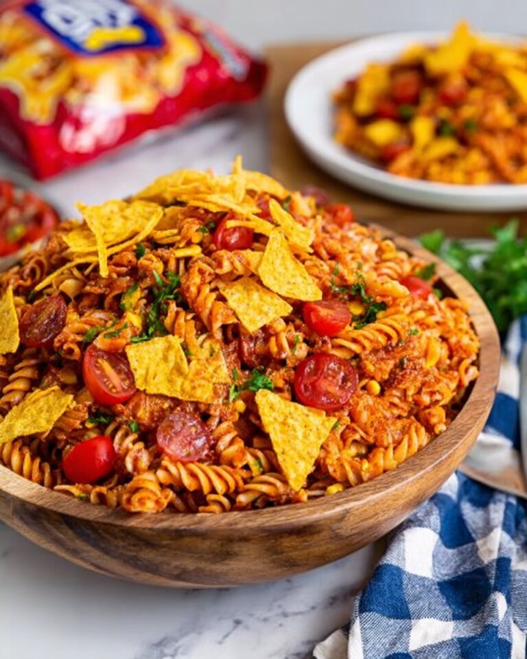 Dorito Taco Pasta Salad Recipe