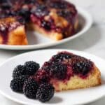Blackberry Cake (EASY Upside-Down Skillet Cake) Recipe
