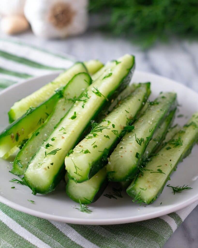 Garlic Dill Cucumbers Recipe