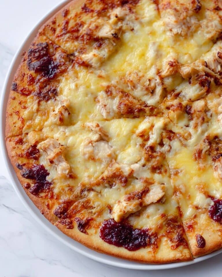 Cranberry Brie Chicken Pizza Recipe