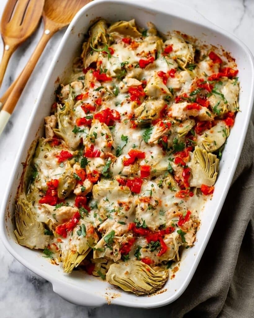 Spinach Artichoke Chicken Bake Recipe