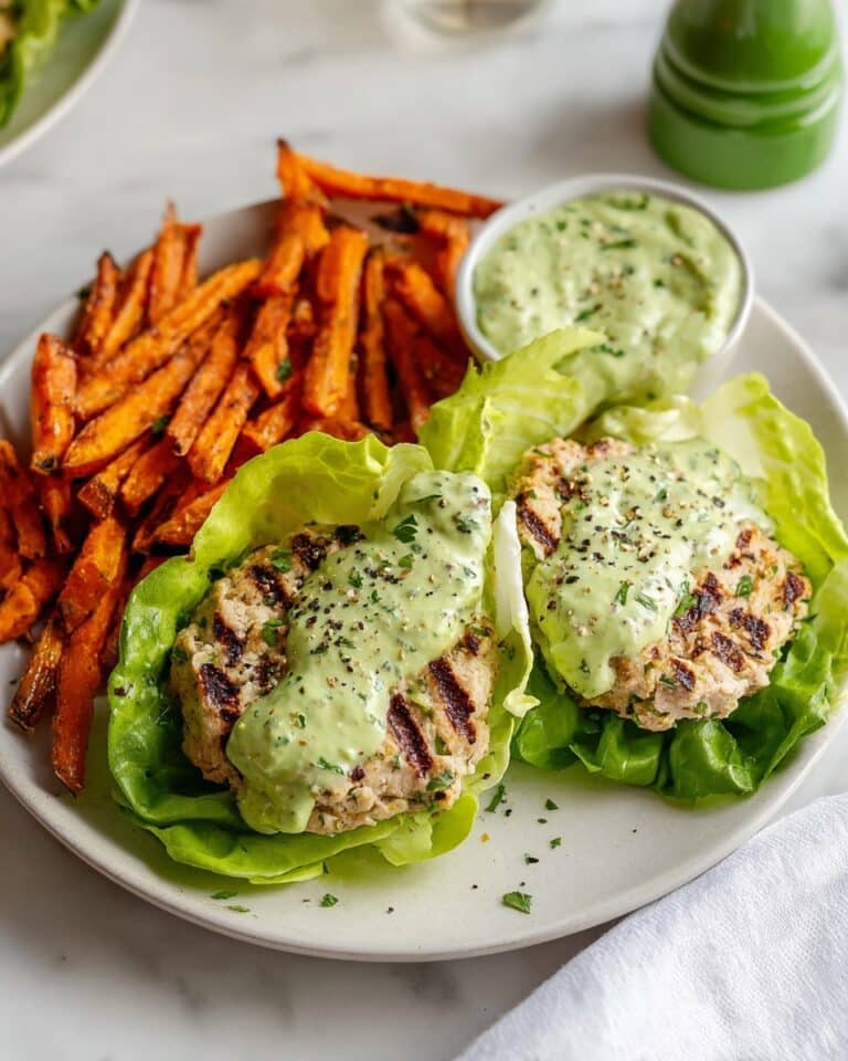 Spinach Avocado Chicken Burgers Recipe