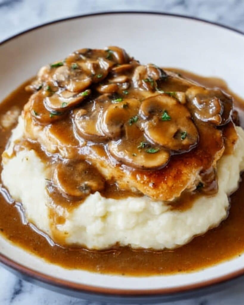 Creamy Chicken and Mushroom Skillet Recipe