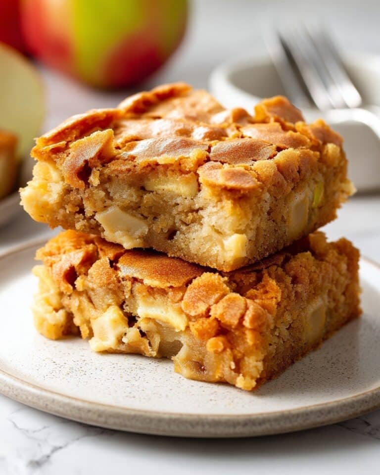 Apple Blondies with Cinnamon and Nutmeg Recipe