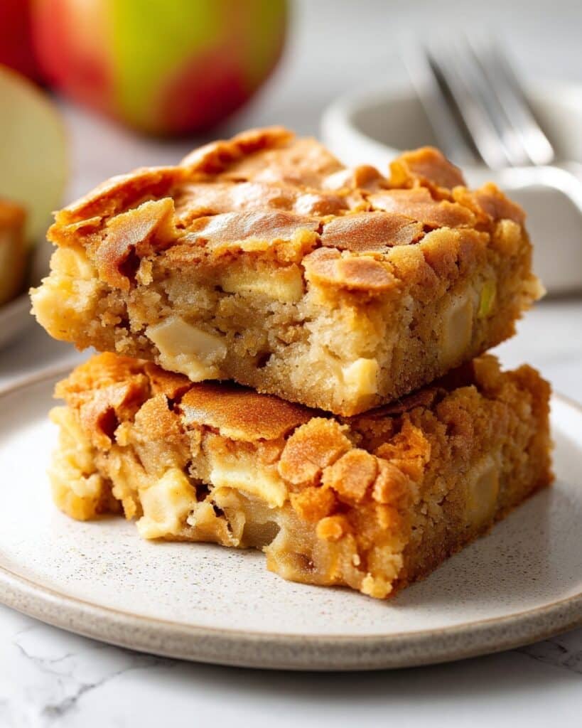 Apple Blondies with Cinnamon and Nutmeg Recipe