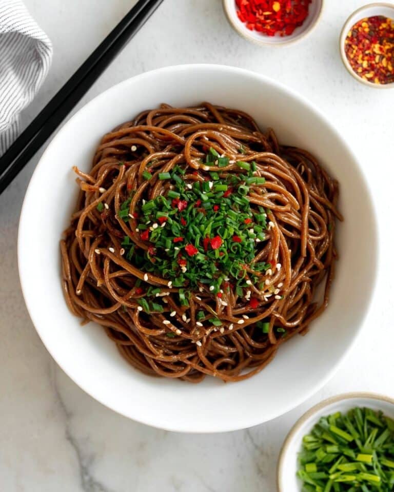 Garlic Sesame Noodles Recipe