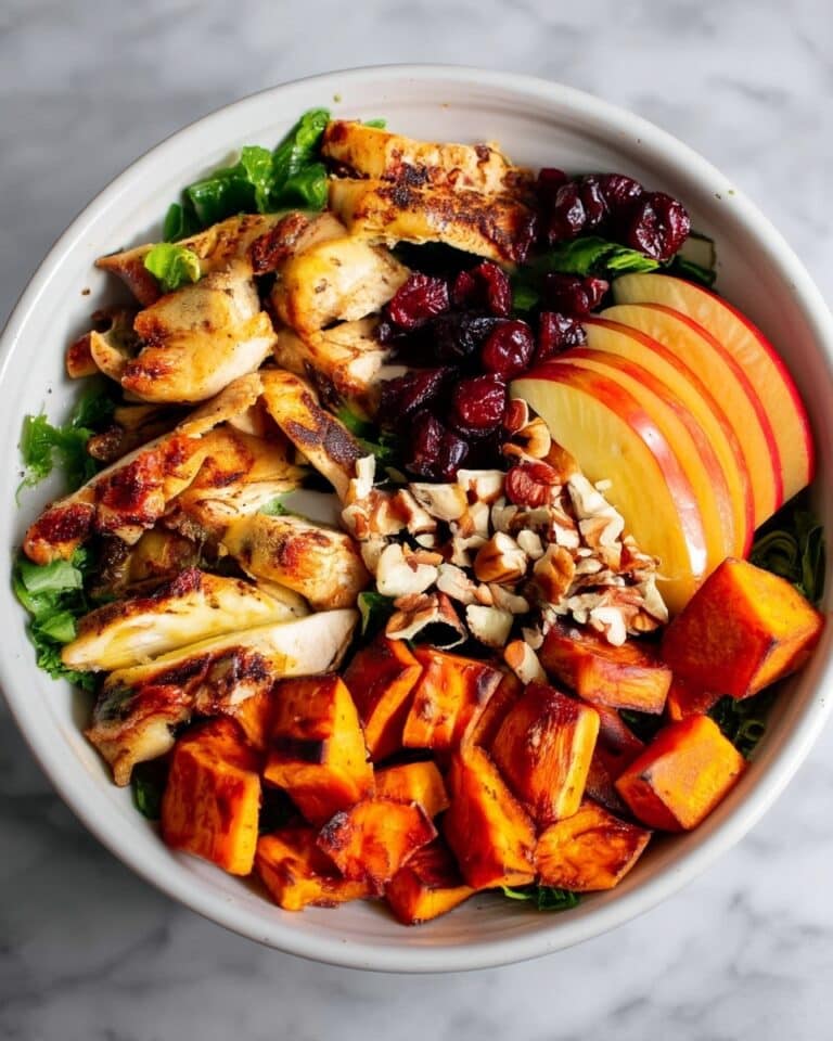 Harvest Chicken Bowls with Maple Dijon Dressing Recipe