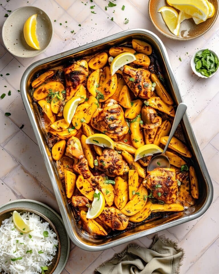 Middle Eastern Roasted Chicken & Potatoes Recipe