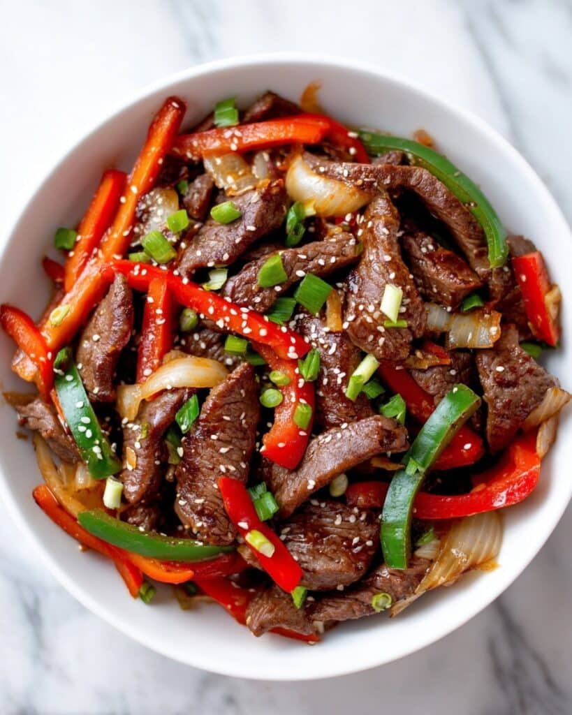 Keto Pepper Steak Stir Fry Recipe