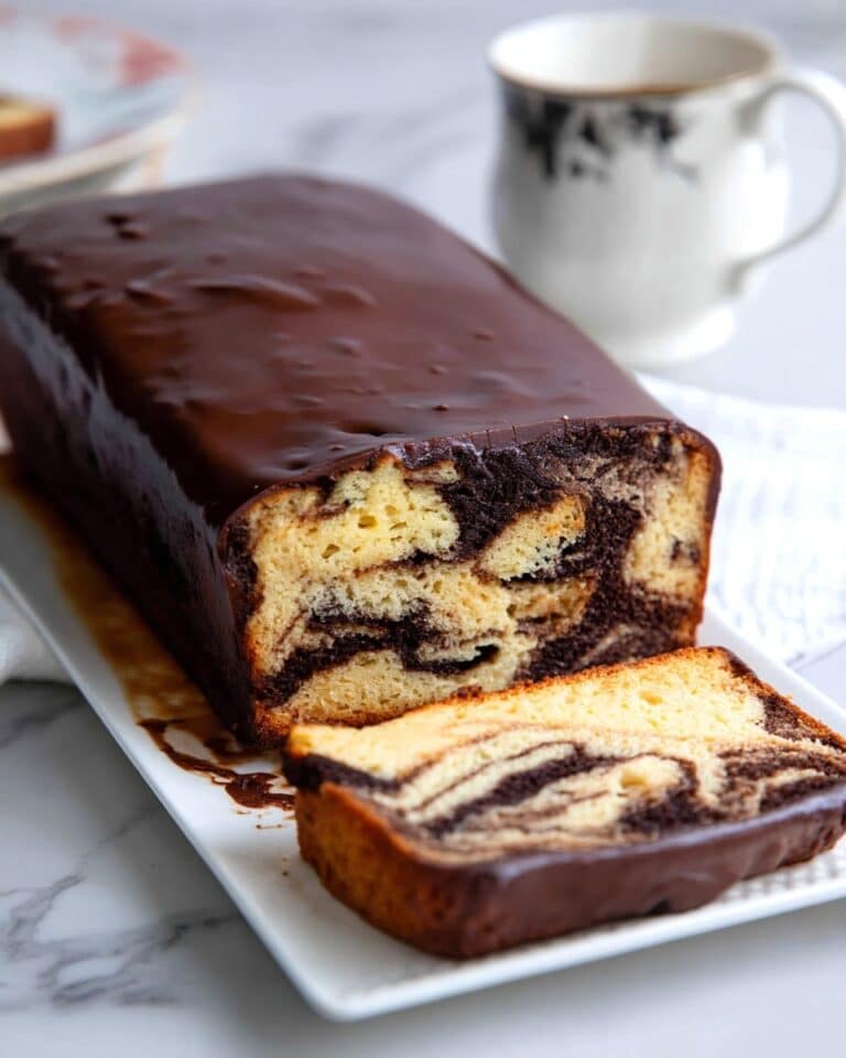 Keto Marble Pound Cake Recipe
