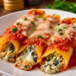 Stuffed Manicotti with Italian Sausage and Cheese Recipe