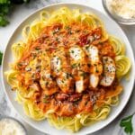 Slow Cooker Creamy Tomato Basil Chicken Breast Recipe