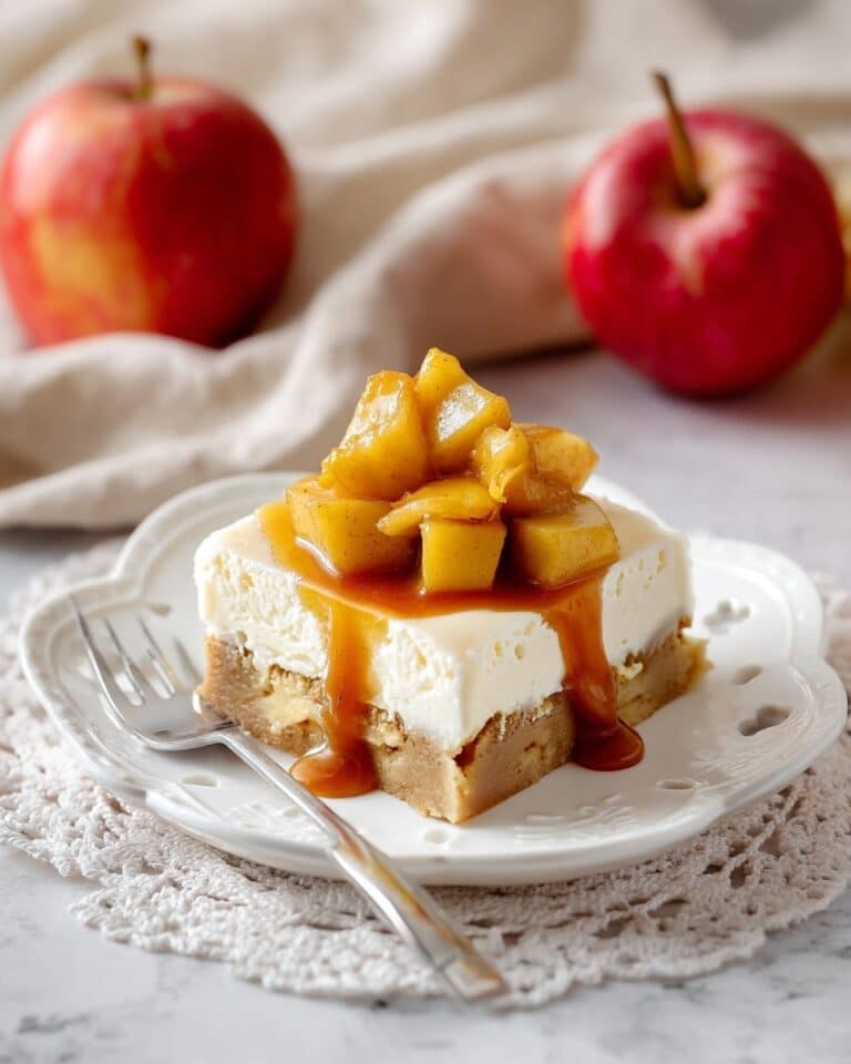 Apple Blondie Cheesecake Bars Recipe