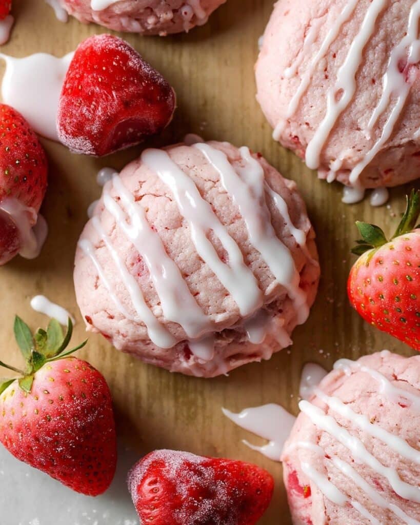 Strawberry Cookies Recipe